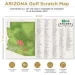 Arizona Golf Course Scratch Off Map - Image 3