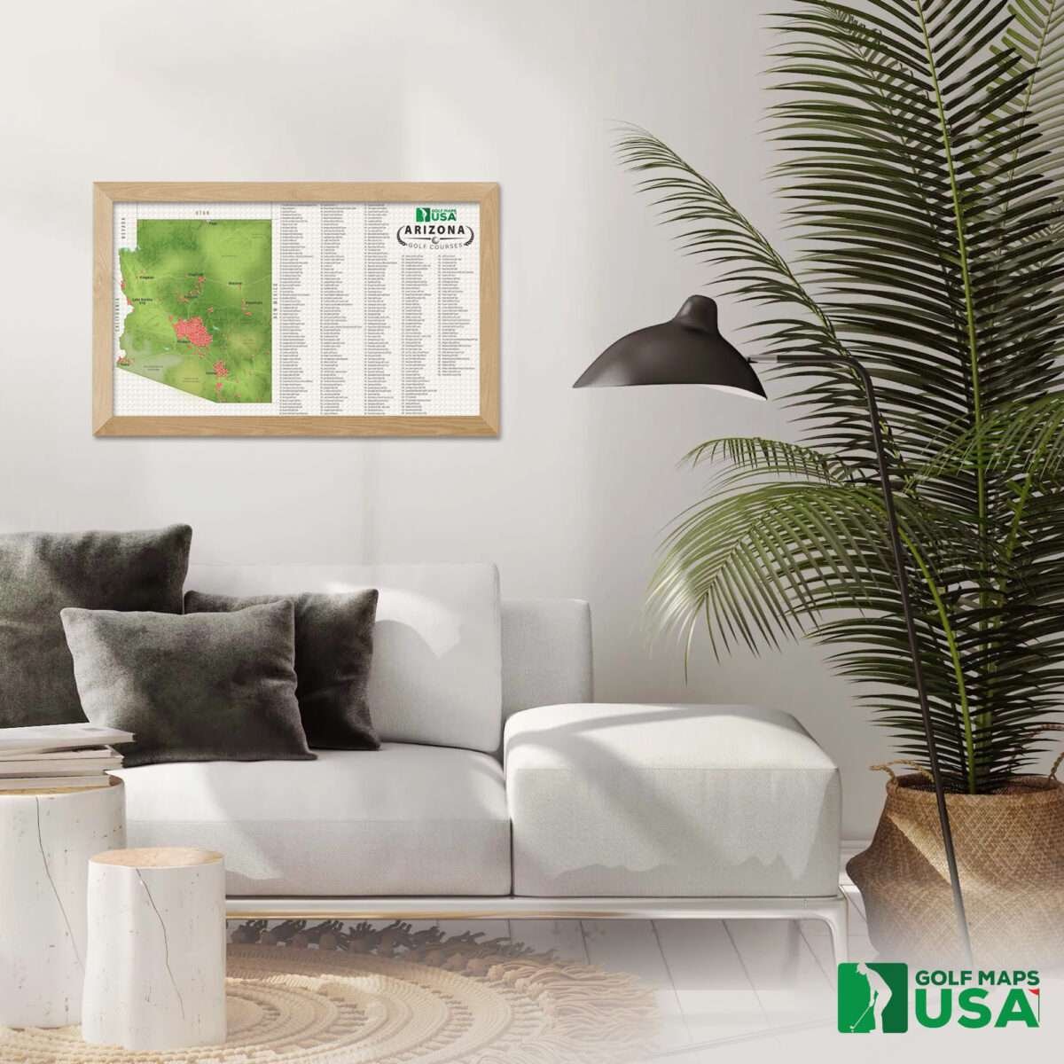 Arizona Golf Course Scratch Off Map - Image 7