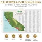 California Golf Course Scratch Off Map - Image 3