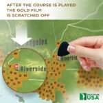 California Golf Course Scratch Off Map - Image 5