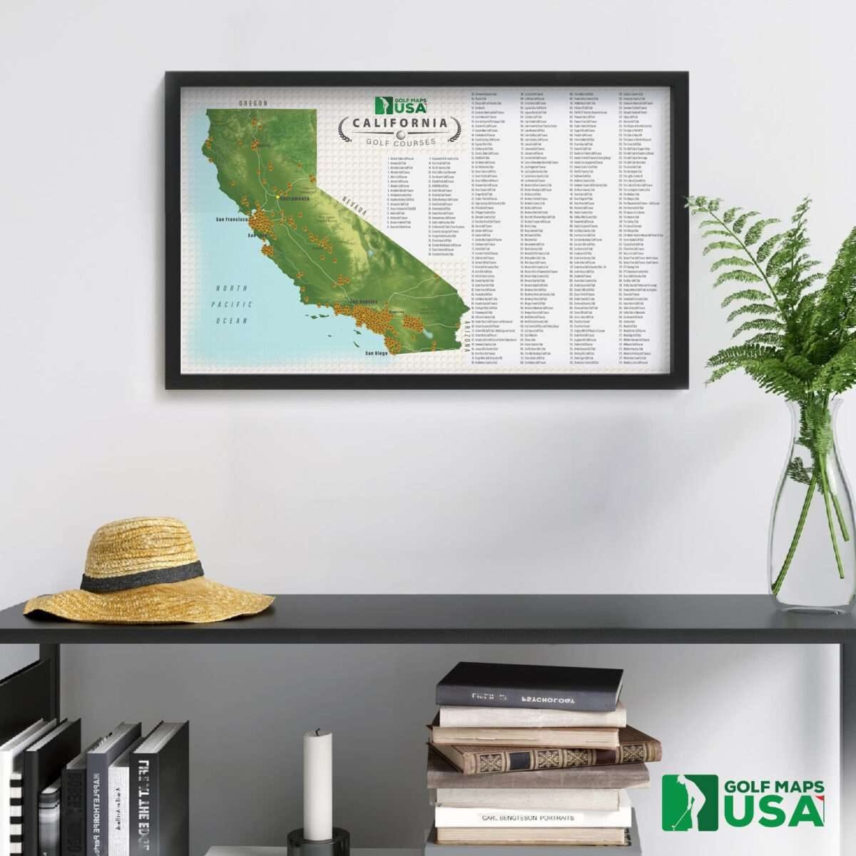 California Golf Course Scratch Off Map - Image 1