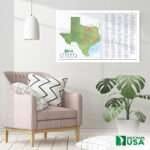 Texas Golf Course Scratch Off Map - Image 7